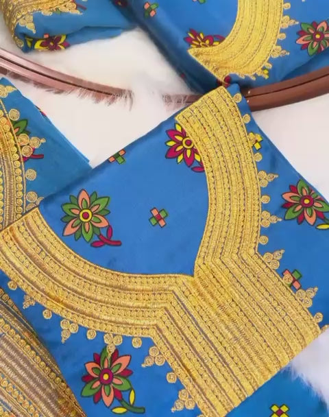 Cotton Jalabiya Ramadani Mother & Daughter (MD001)